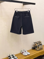 Color‑Block Zipper Cargo Shorts