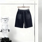 Embossed Monogram Cargo Casual Shorts