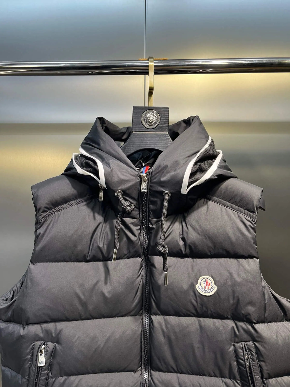 Hooded Down Gilet Jacket