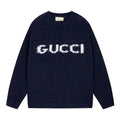 Letter Logo Chunky Knit Sweater
