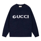 Letter Logo Chunky Knit Sweater