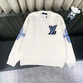 Classic Jacquard Knit Wool Sweater