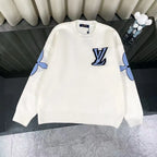 Classic Jacquard Knit Wool Sweater