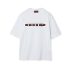 Interwoven Letter Stripe T‑Shirt