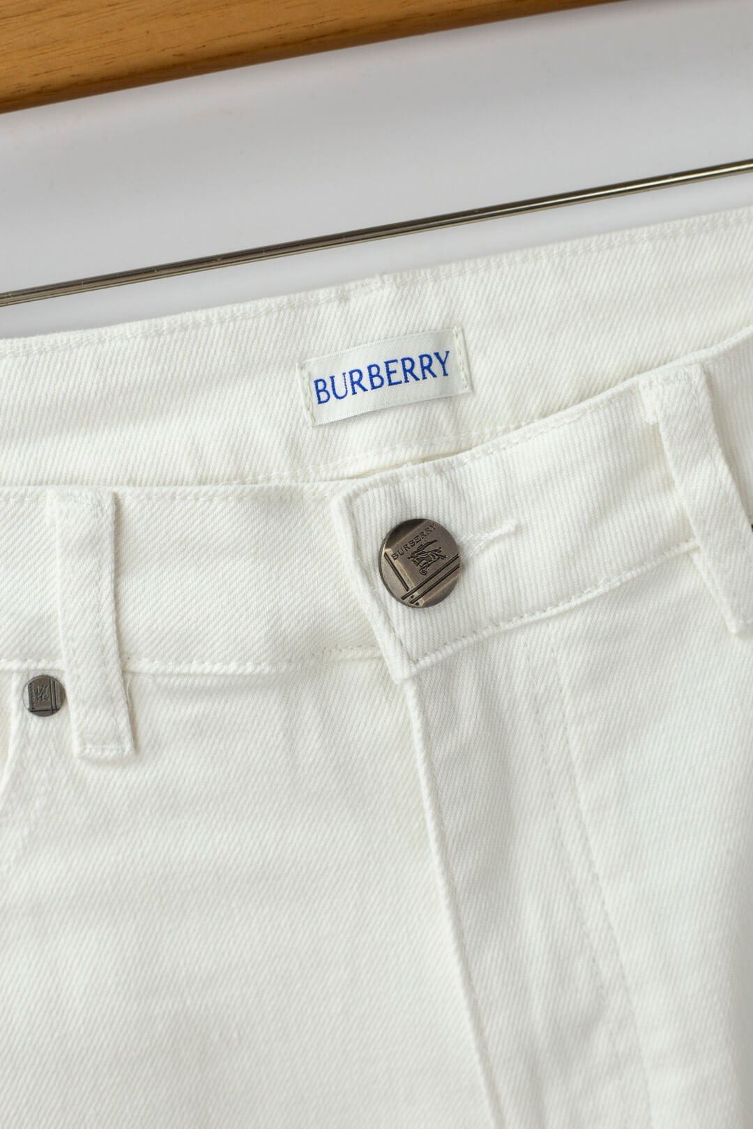 White Equestrian Knight Jeans