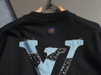 Denim Applique Sweatshirt