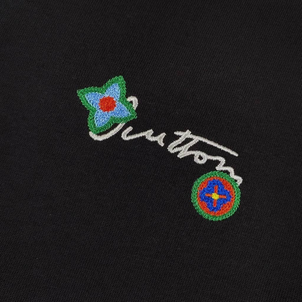 Floral Embroidery T Shirt