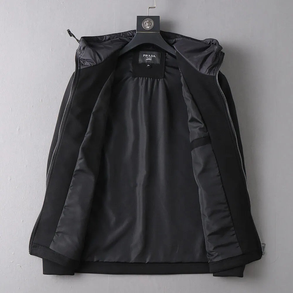 Hybrid Panel Casual Hooded Jacket