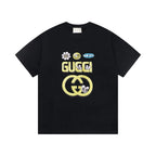 Creative Letter Shadow Print T-Shirt