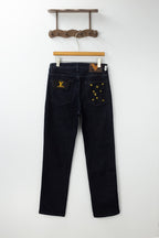 Classic Pocket‑Embroidered Jeans