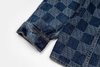 Checkerboard Skate Denim Jacket