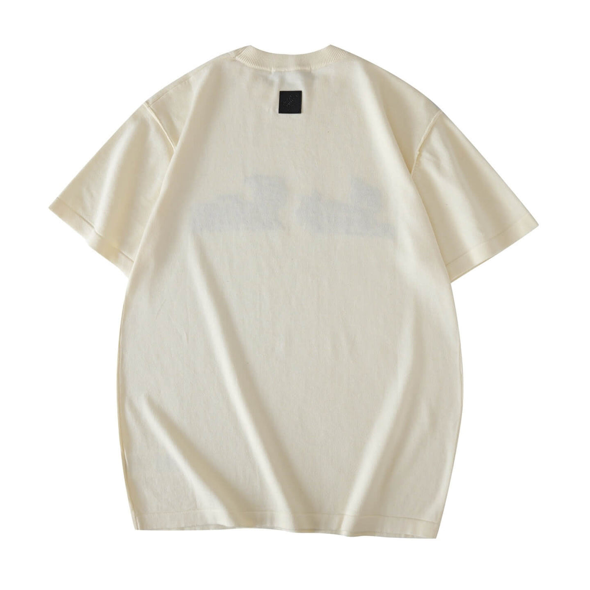 Chest Jacquard Knit T-Shirt