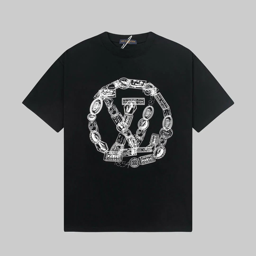 Chain Print T Shirt