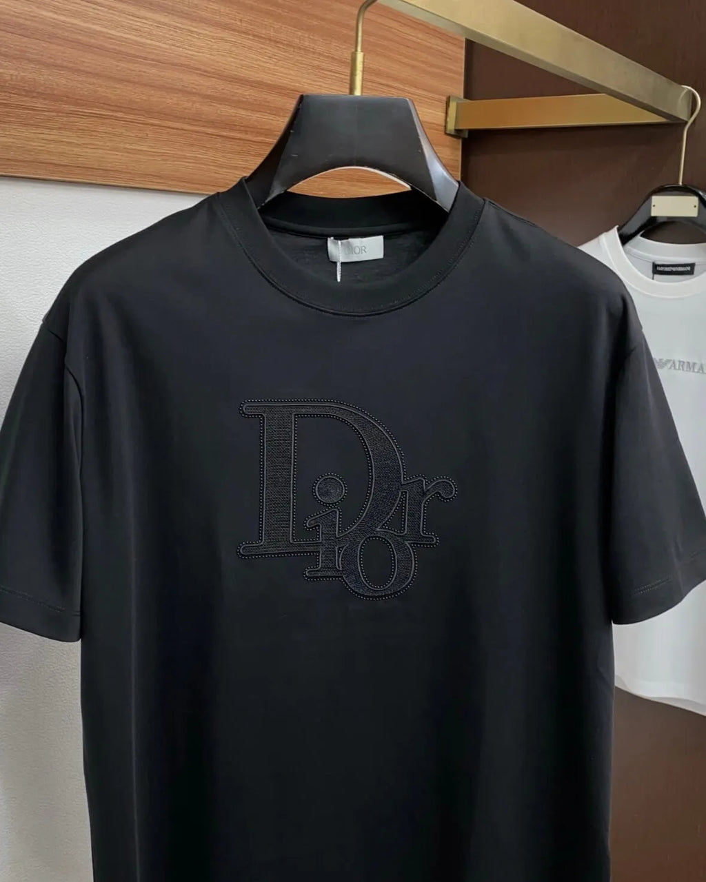 Rhinestone Letter T-shirt