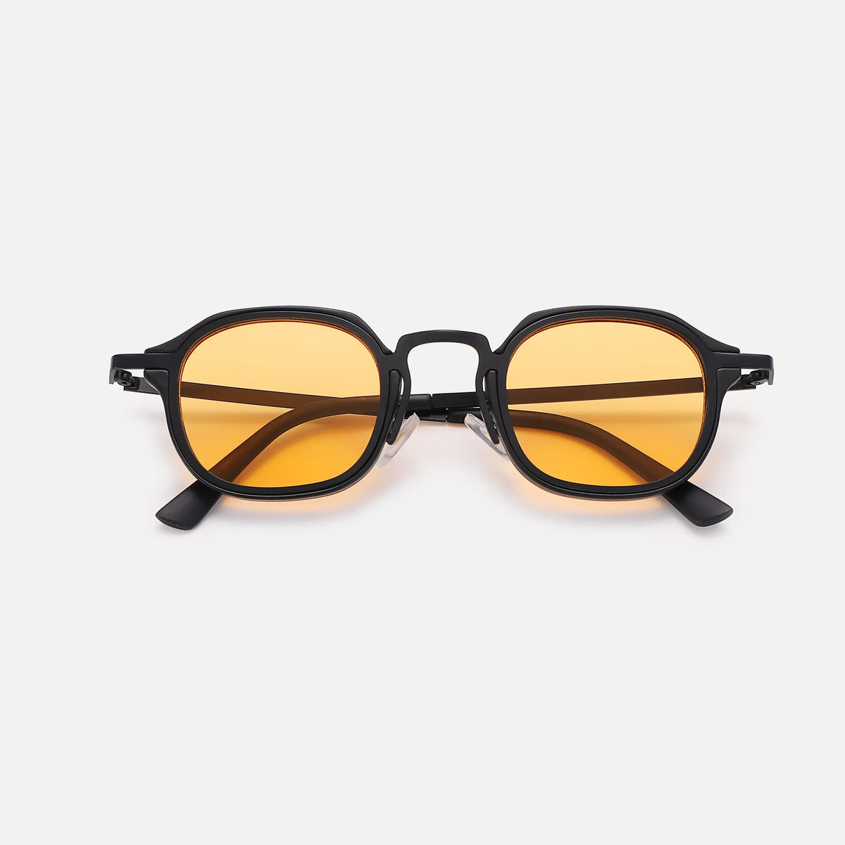 Geometric Thick‑Rim Sunglasses