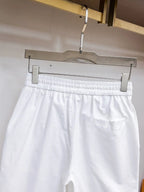 Side Stripe Badge Casual Shorts