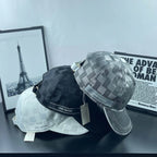 Checkered Webbing Fashion Baseball Cap
