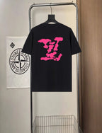 Cloud Letter Print T-Shirt