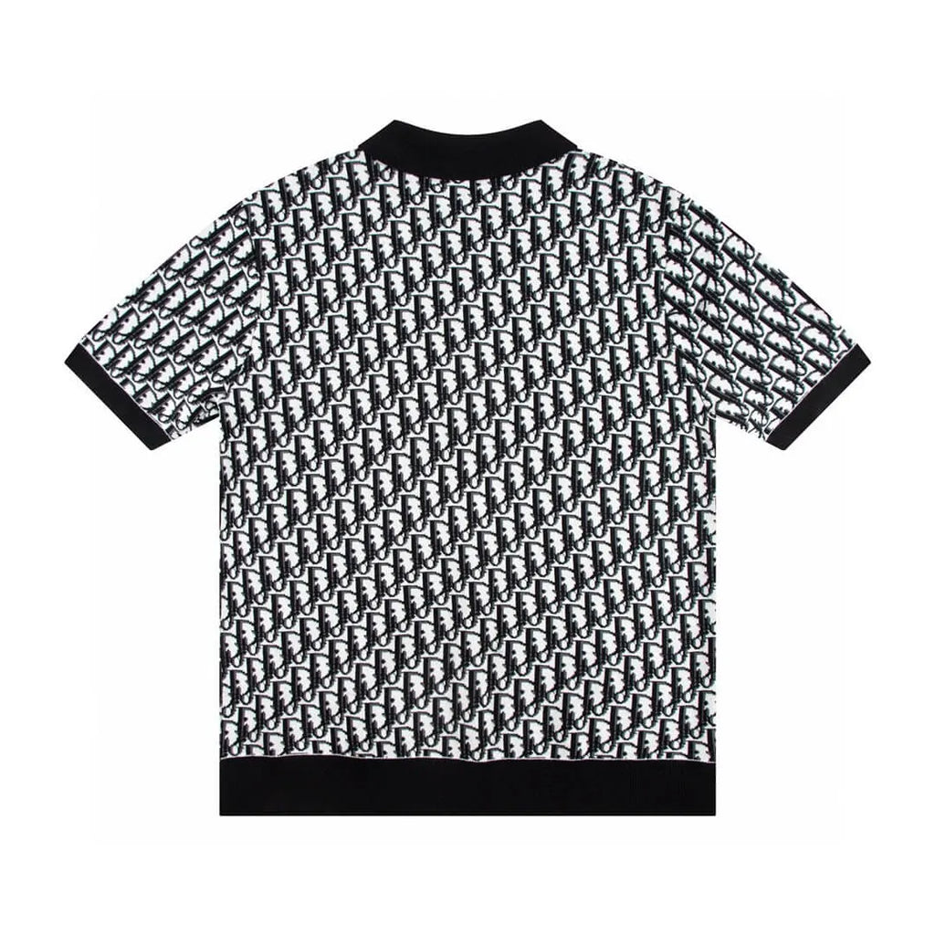All-Over Jacquard Polo Shirt