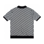 All-Over Jacquard Polo Shirt