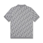 All‑Over Jacquard Knit Polo Shirt
