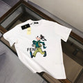 Cartoon Character Print T‑Shirt