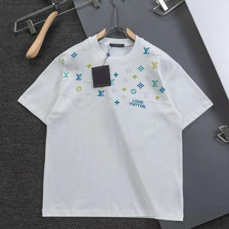 Colorful Front Embroidery T-Shirt