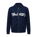 Letter Intarsia Merino Wool Jacket