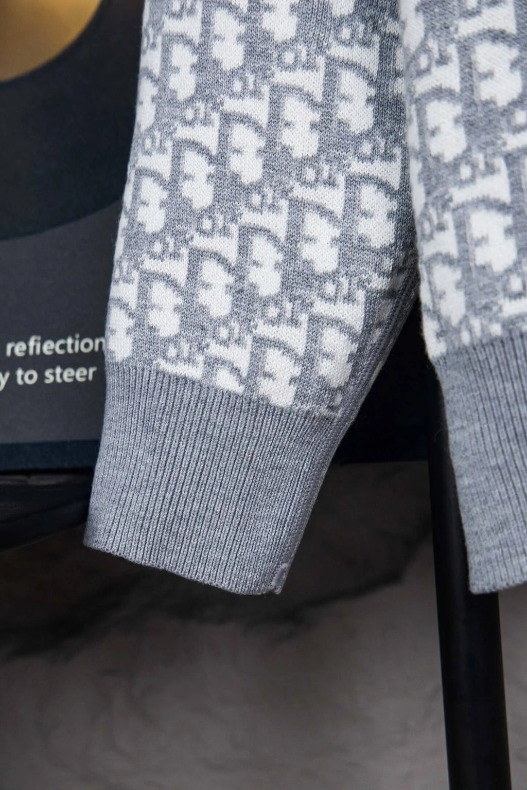 New All‑Over Jacquard Reversible Jacket