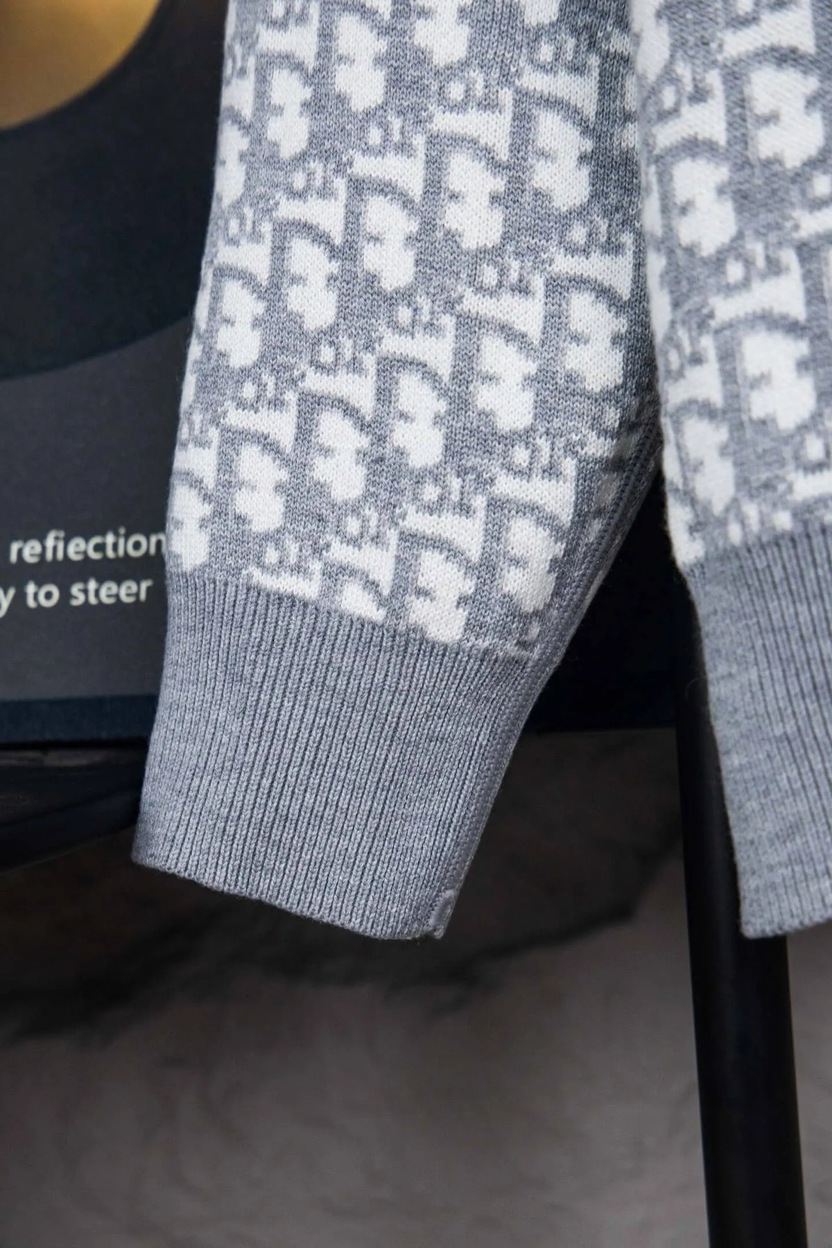 New All‑Over Jacquard Reversible Jacket