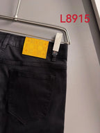 Contrast Patch Stretch Jeans