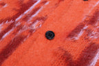 Orange All‑Over Logo Sweater Cardigan