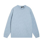 Tone‑on‑Tone Jacquard Sweater