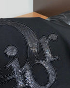 Rhinestone Letter T-shirt
