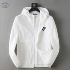Triangle Lightweight Casual Hooded Jacket