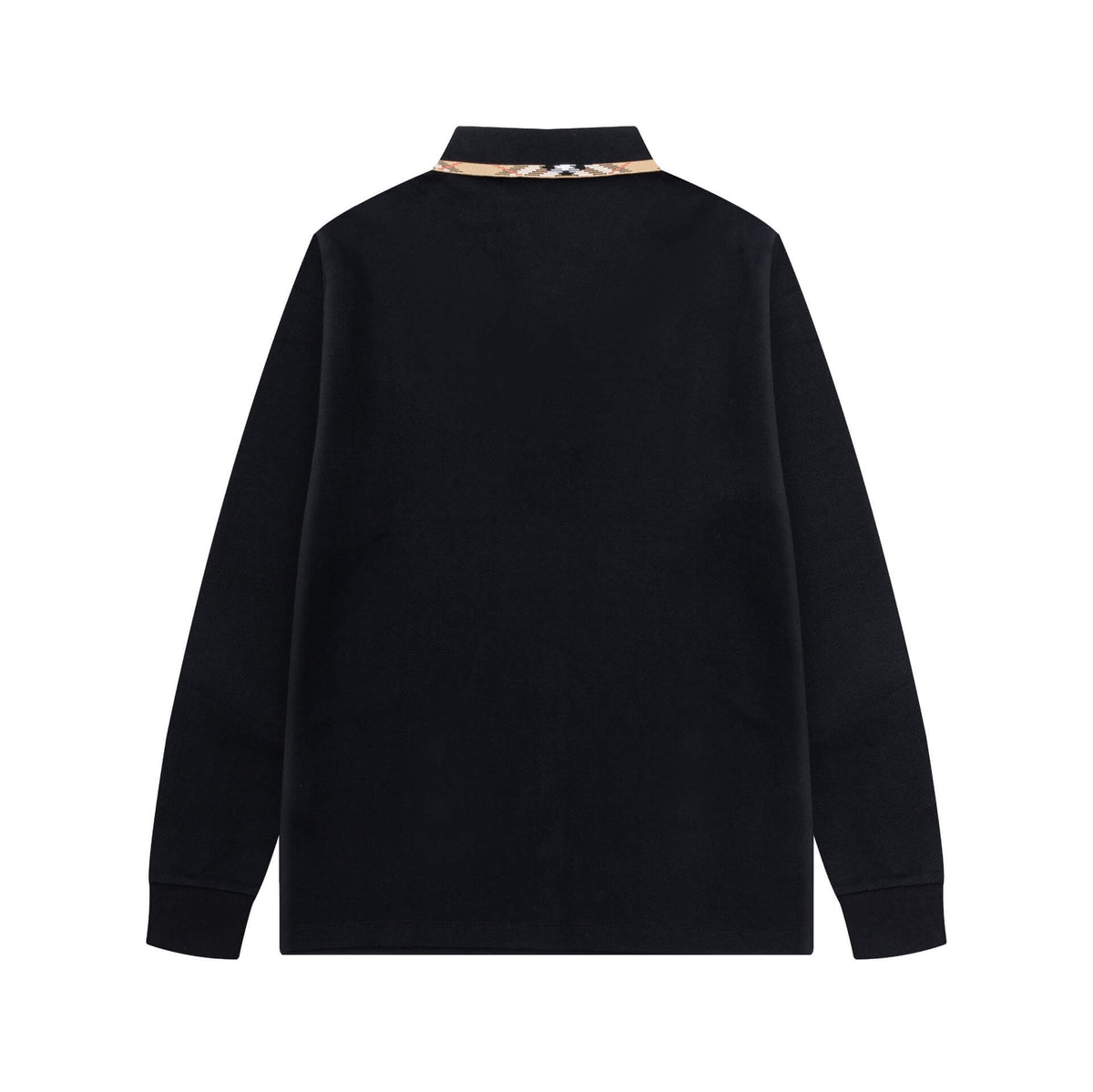 New Striped Collar Sweatshirt