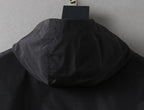 Triangle Seamed Hooded Jacket