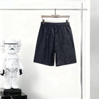 Dark Tone All‑Over Monogram Casual Shorts
