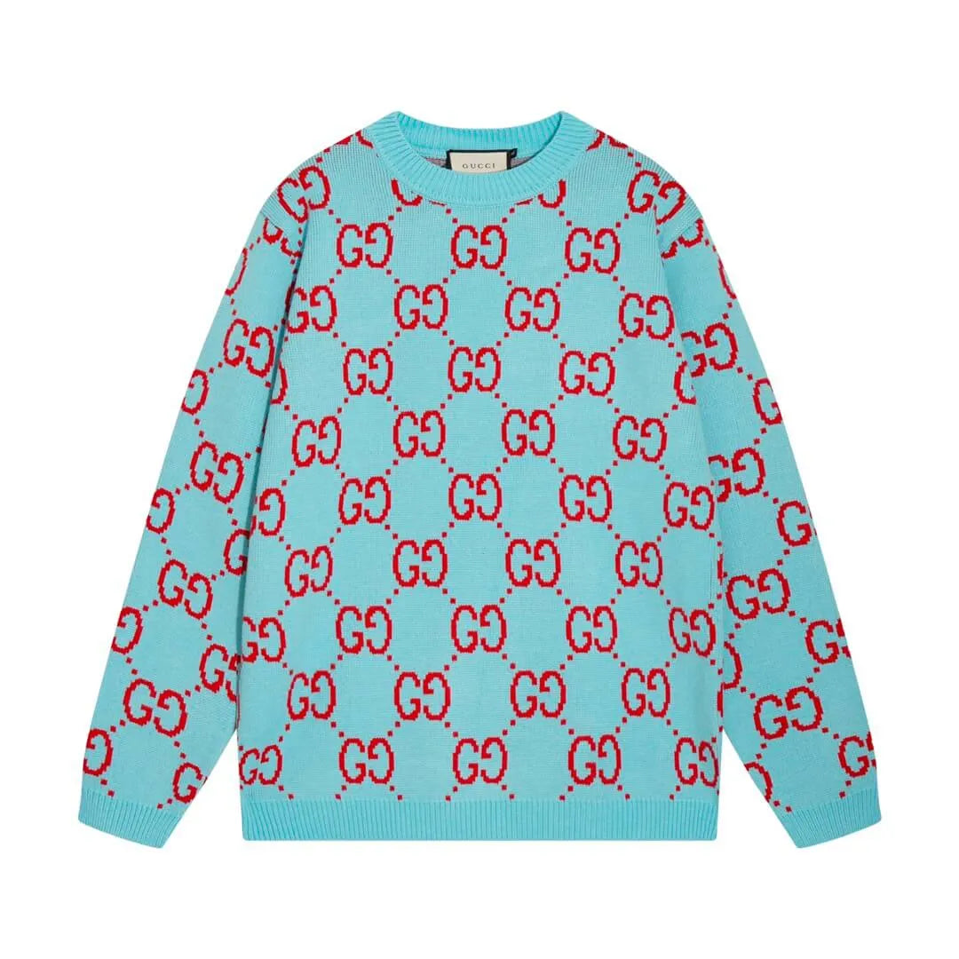 All‑Over Monogram Sweater
