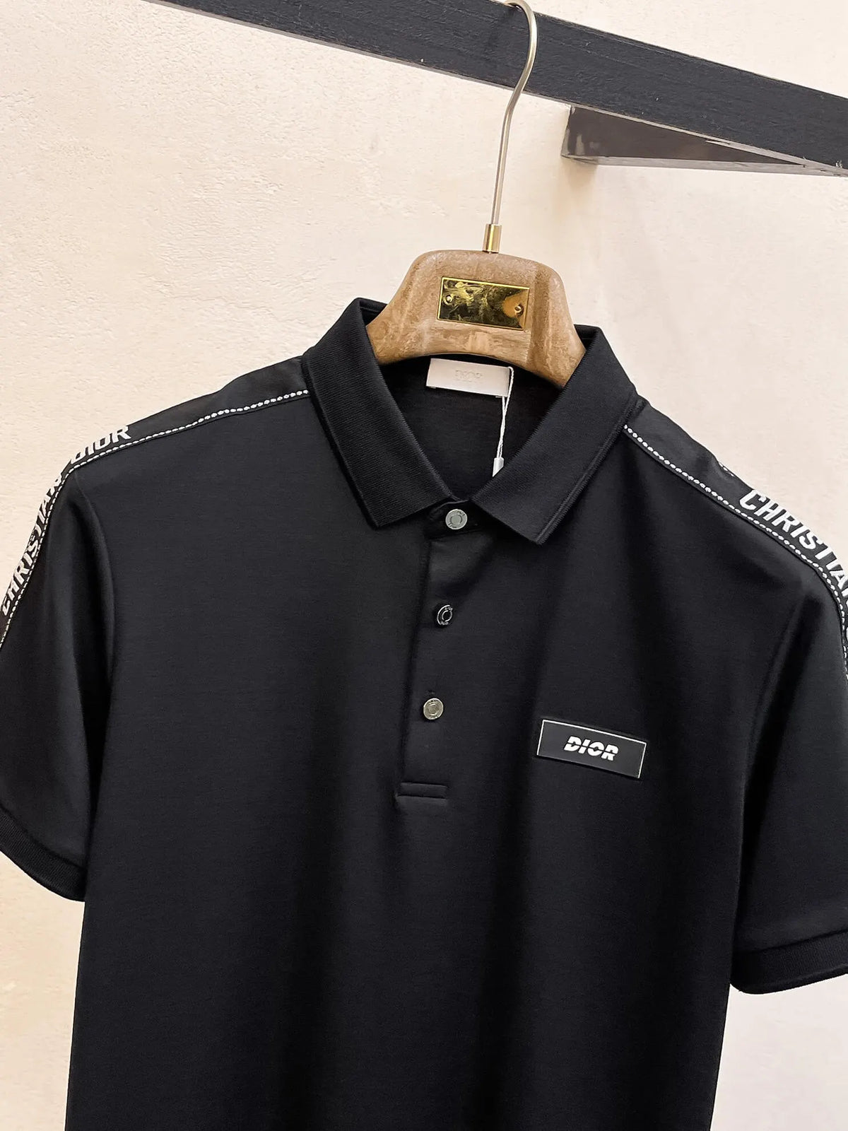 3D Letter Polo Shirt