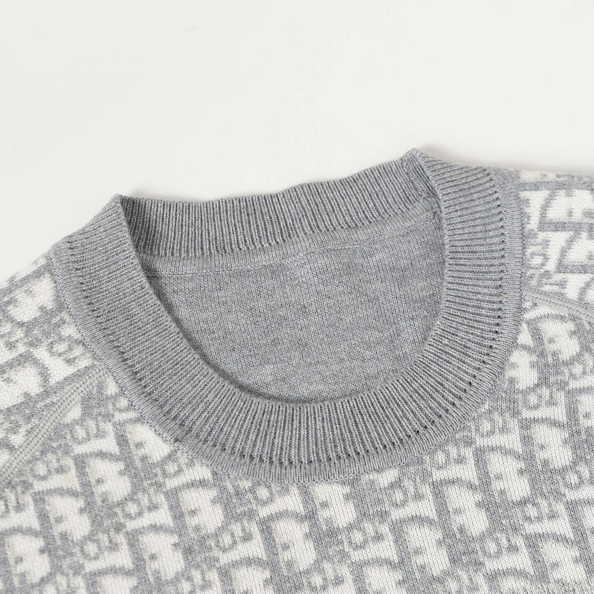 Monogram Striped Knit Sweater