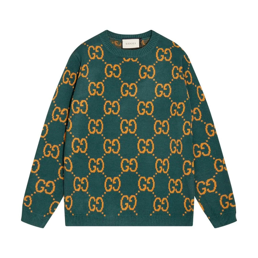 All‑Over Monogram Sweater