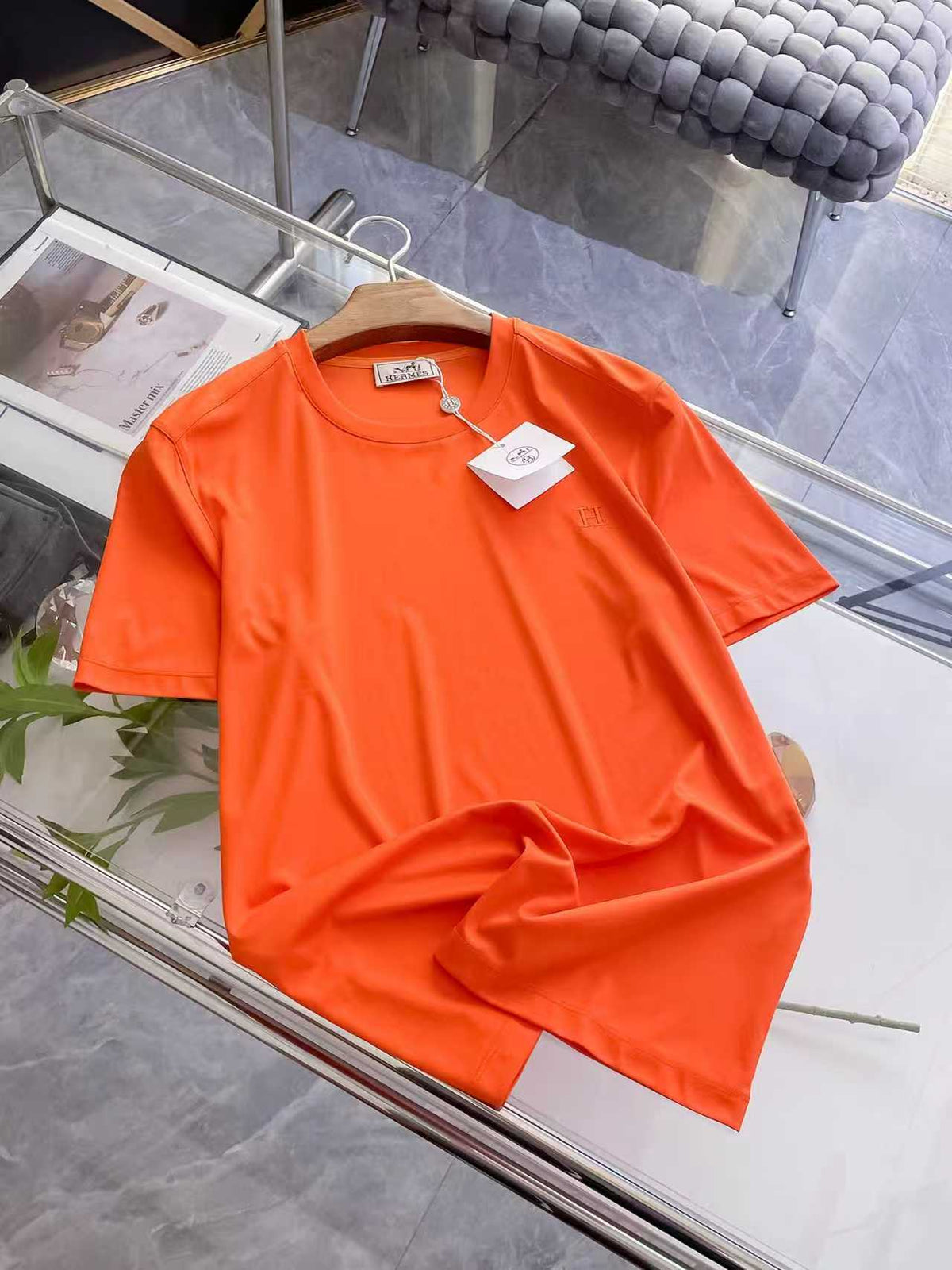 2026 New Embroidered Letter T SHIRT