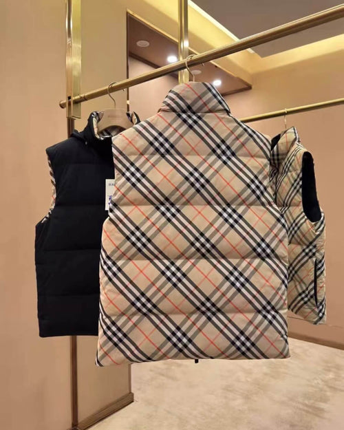 2026 New Ultra-Light Plaid Down Jacket