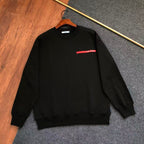 Classic Style Sweatshirt with Triangle Patch