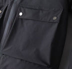 Windproof Warm Jacket with Chest Stripes
