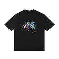Ink Splash Print T Shirt