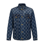 Checkerboard Skate Denim Jacket