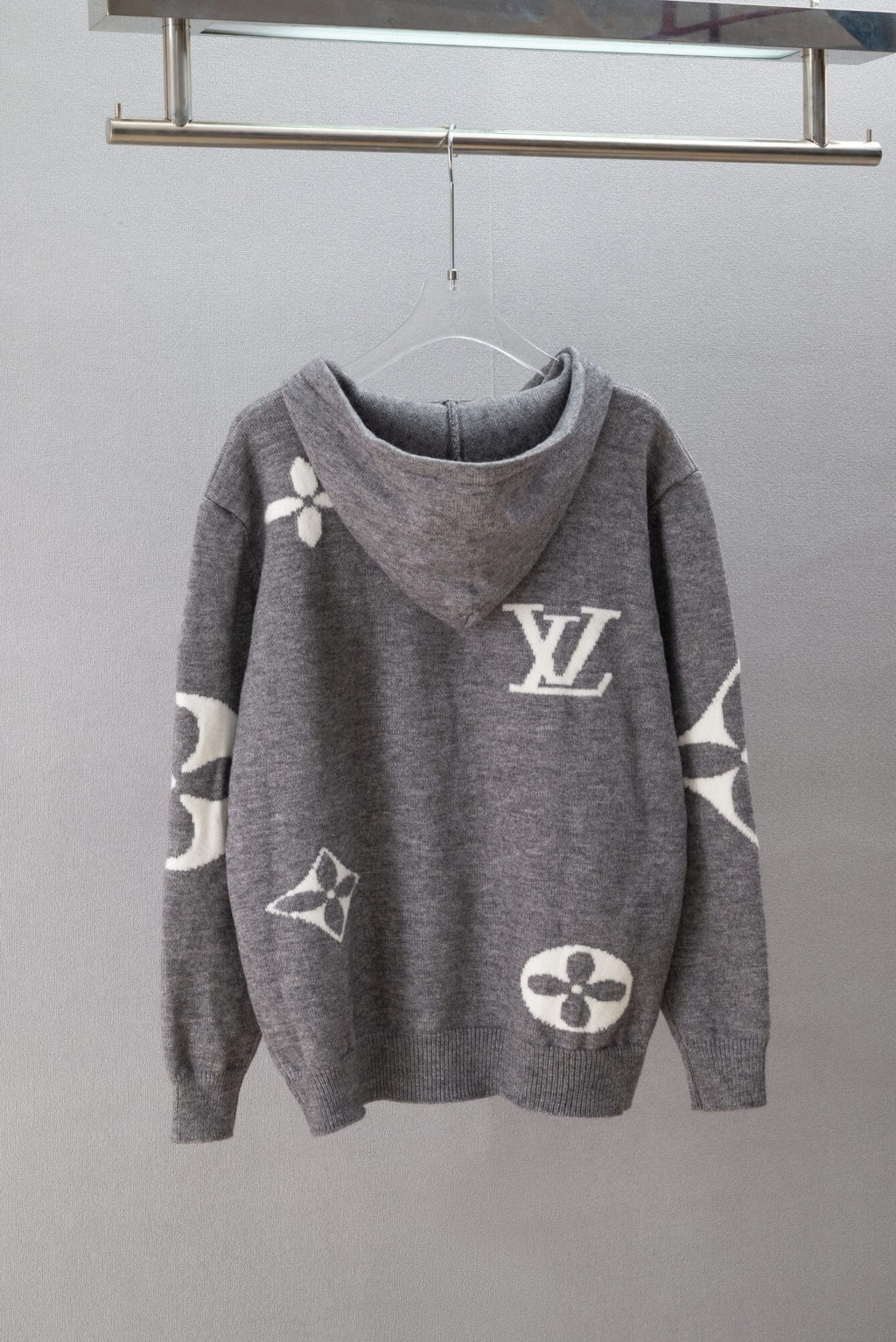 New Knit Hooded Cardigan Sweater