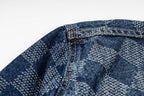 Checkerboard Skate Denim Jacket